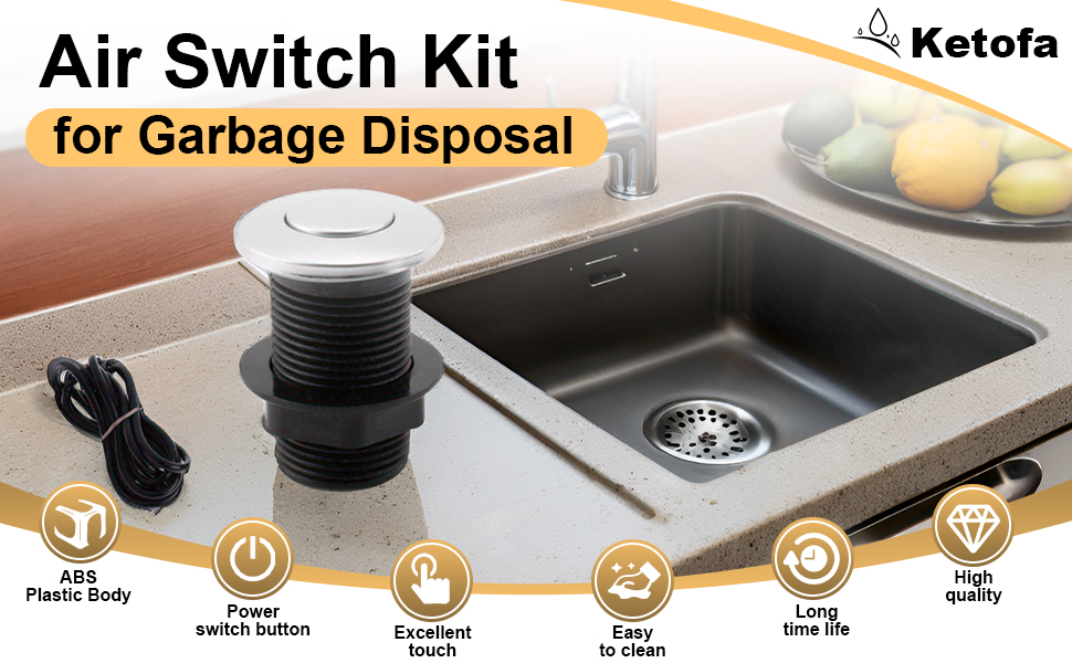 Sink Top Push Button