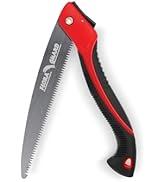 FLORA GUARD 10-Inch Folding Saw, Heavy Duty Hand Saw with Multi-Level Razer Teeth for Wood Cuttin...