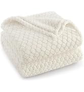 Exclusivo Mezcla Fleece Throw Blanket for Couch and Bed,Extra Soft Warm Decorative Fuzzy Throws f...