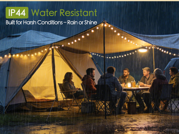 PHILORN Solar Camping String Lights