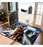 UEISODC Pet-Themed doormats, Front Door Mat for Outside Entry, Doormat Outdoor/Indoor Entrance,TP...