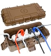 OUTDSPLY Medium Outdoor Electrical Box (11.6x5.7x4.1 inch), IP54 Waterproof Extension Cord Cover ...