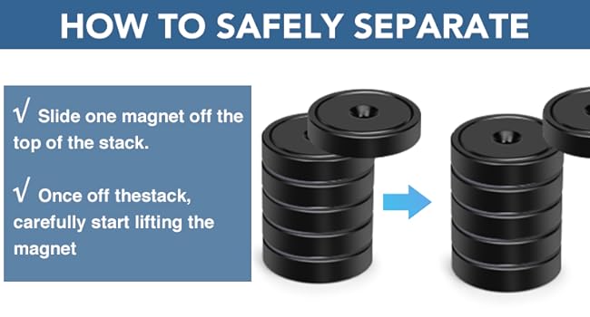 Strong Rare Earth Cup Magnets with Heavy Duty Countersunk Hole