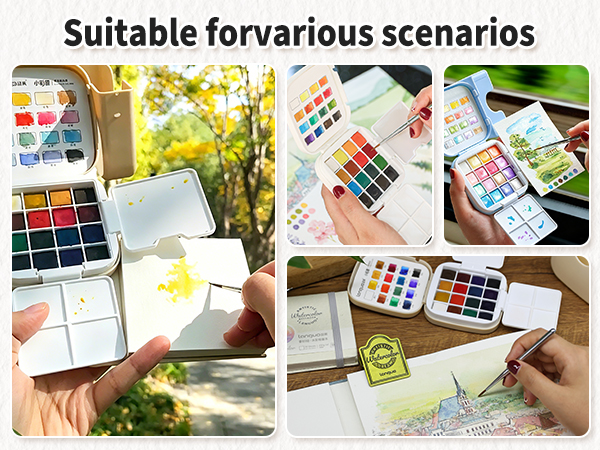 Watercolor Paint Set