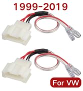 RED WOLF Door Speaker Wiring Harness Connector Plug Replacement for Volkswagen VW 2009-2018 Tigua...