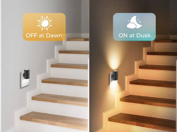 led night light plug in