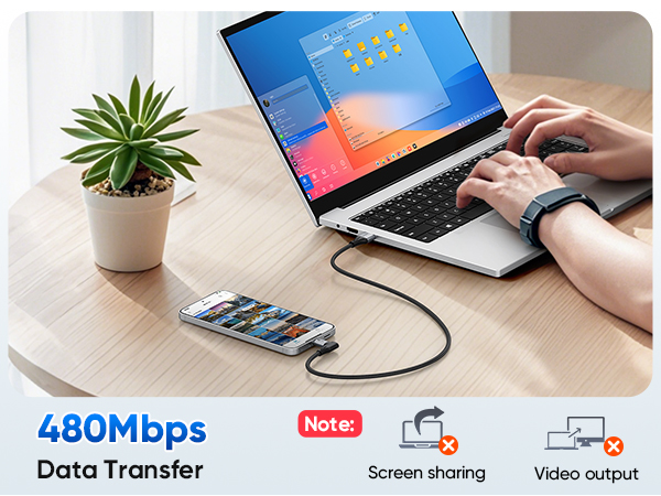 USB A to USB C Cable Nylon Braided Data Sync Transfer Cord USB C Charger