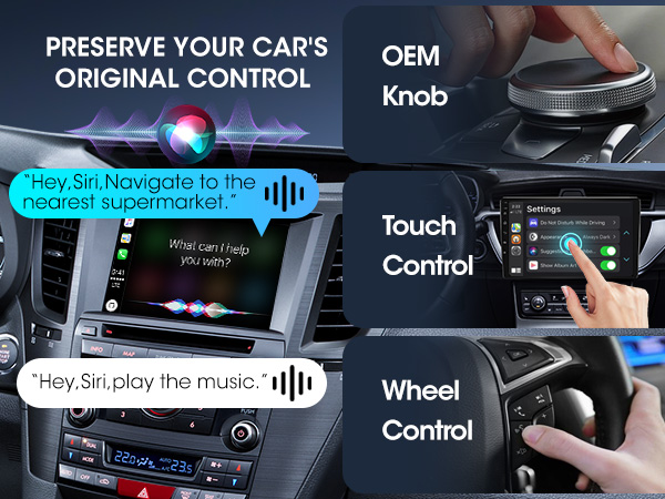 Keep your car's original control