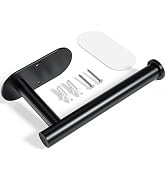 Kitsure Bathroom Toilet Paper Holder - Premium Waterproof Stainless Steel Wall-Mount &amp; Adhesive T...