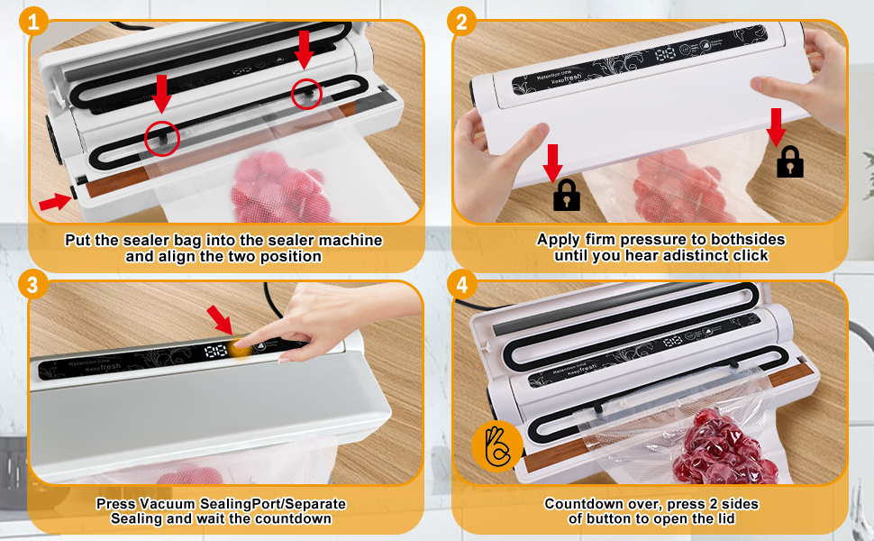 Vacuum Sealer with 20 Bags