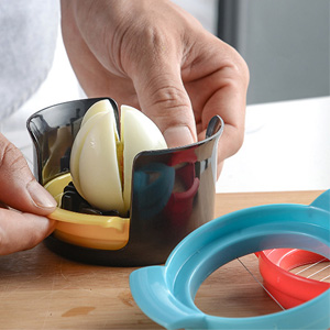 Cut the egg in half
