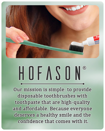 Disposable Toothbrushes with Toothpaste