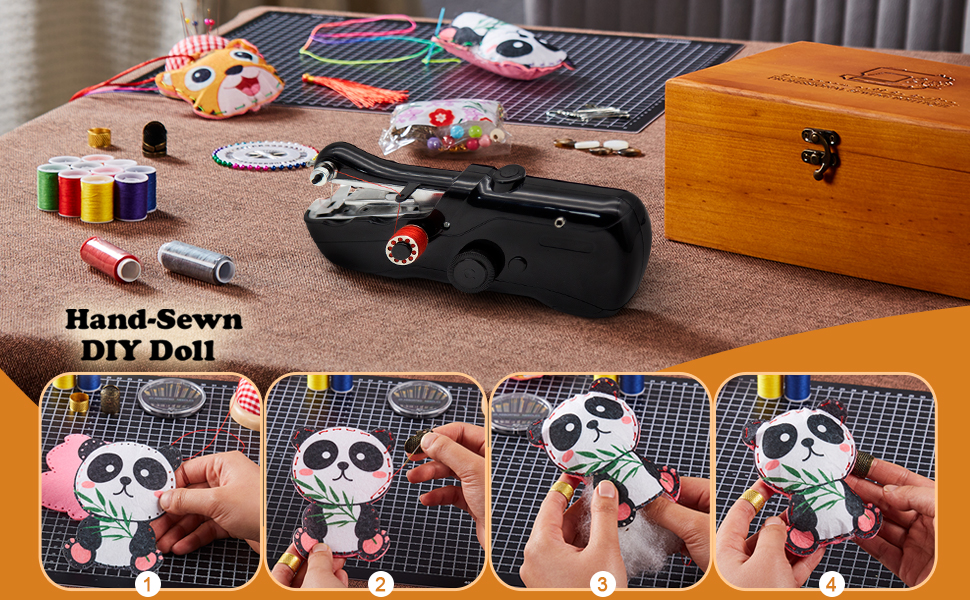 Hand-sewn DIY doll