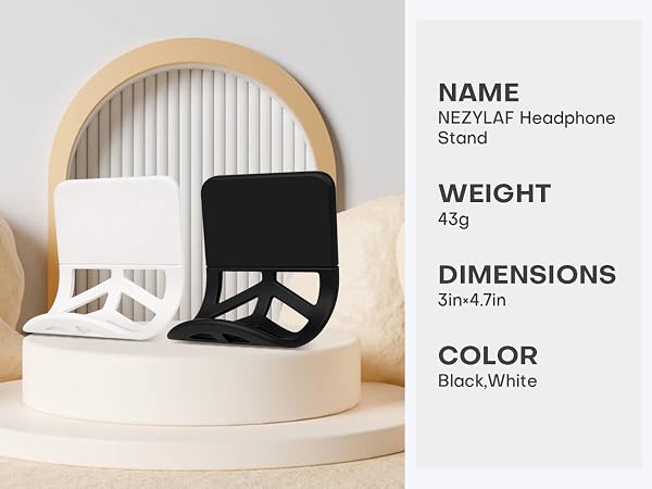 headset hook, earphone holder, desk organizer, kitchen sponge holder,