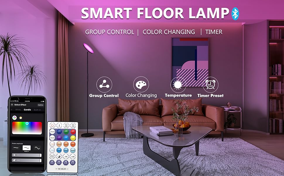 Smart Bluetooth Floor Lamp