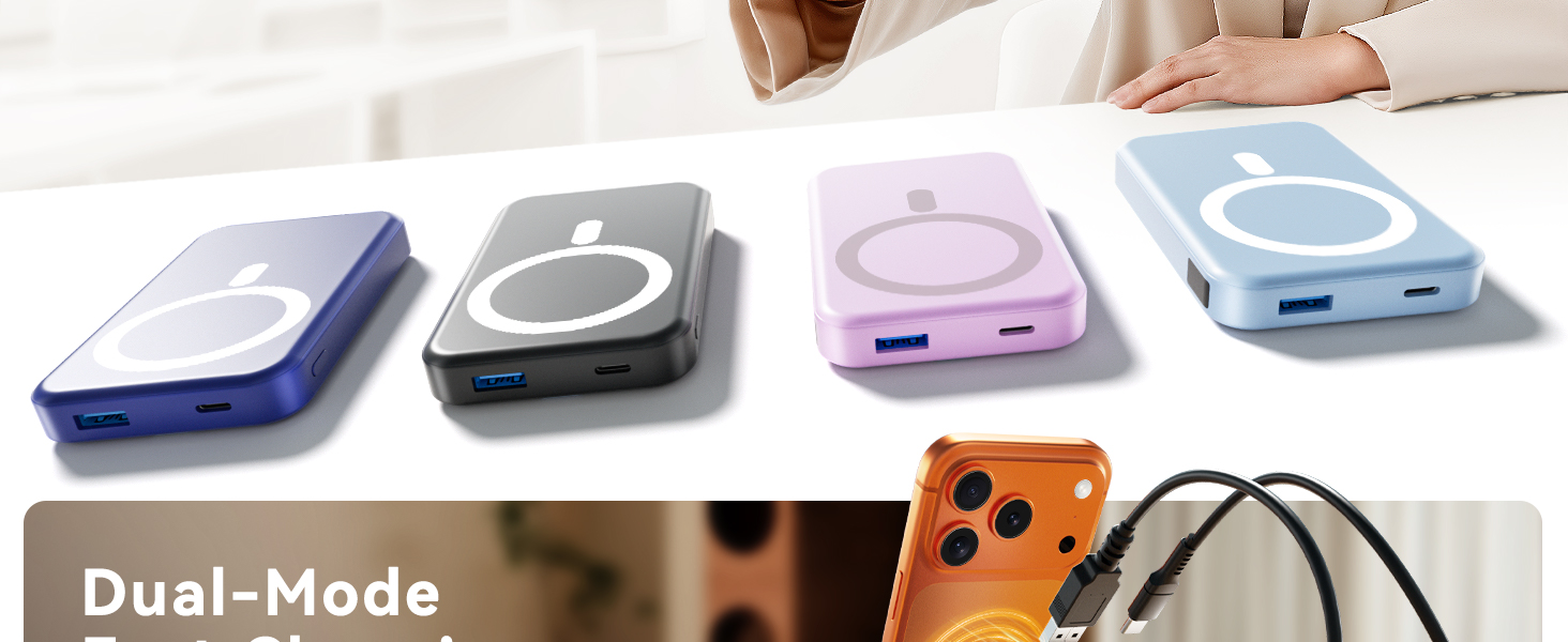 10000mAh Magnetic Portable Charger