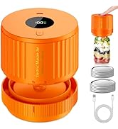 LOVE MOMENT Electric Mason Jar Vacuum Sealer Kit for Wide Mouth and Regular Mouth Mason Jar - Orange