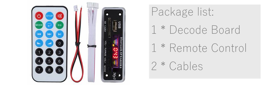 MP3 FM APE FLAC Decode Board Module