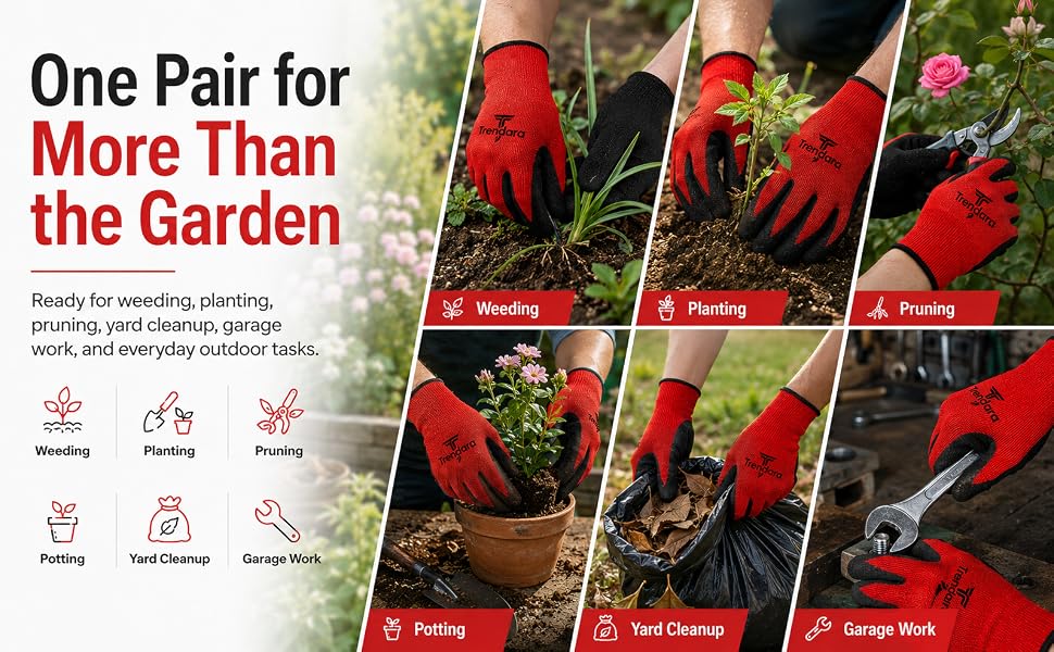 Versatile Protection for Watering, Pruning, Planting, Harvesting &amp;amp;amp; More.