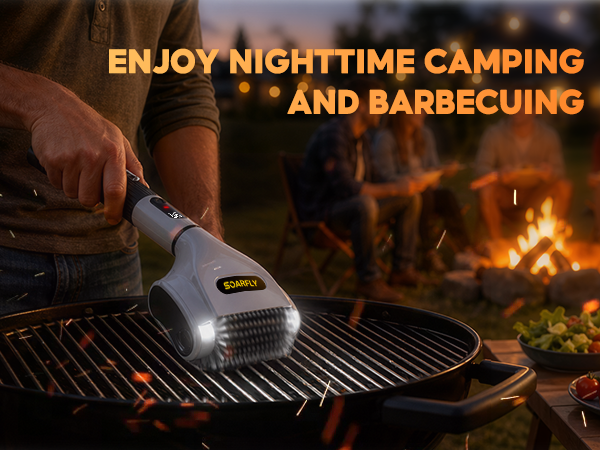 motorized grill brush