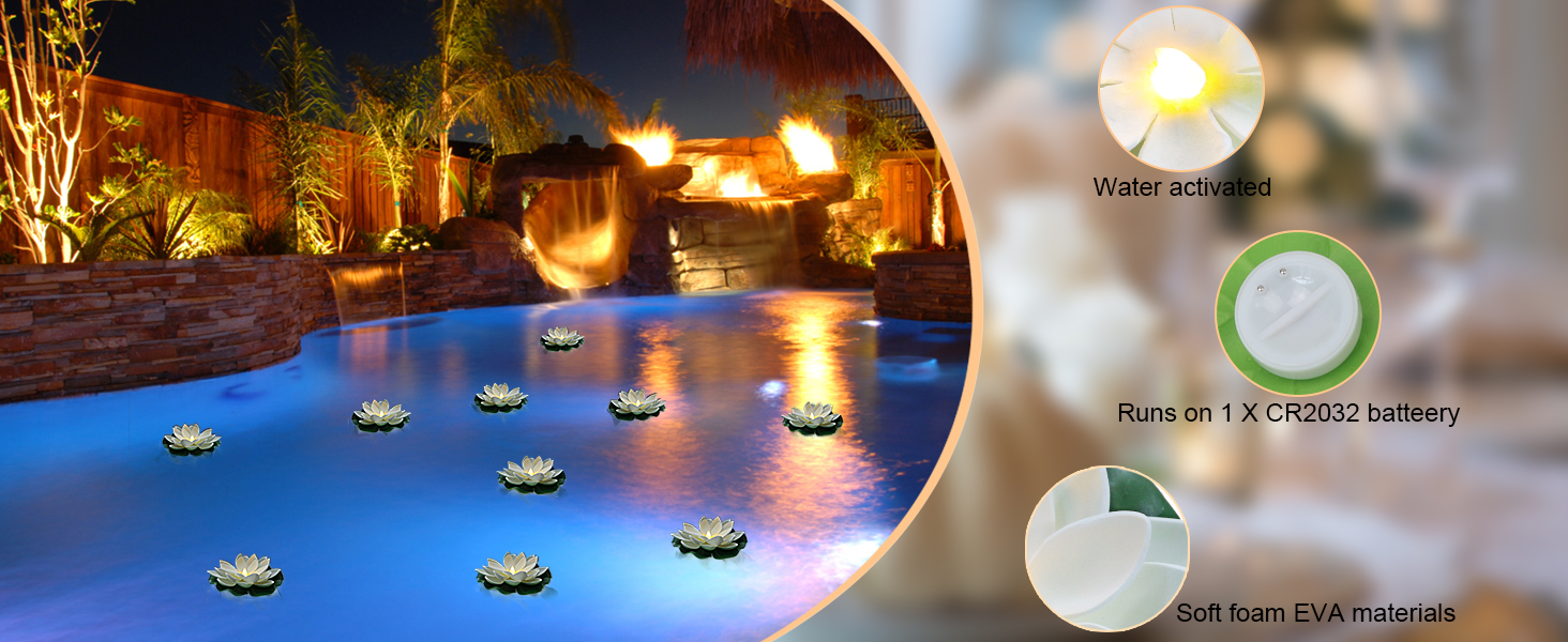 Floating Lotus Flower