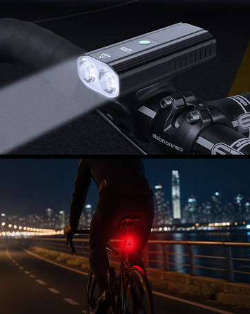 Bike Headlight-Taillight Combinations