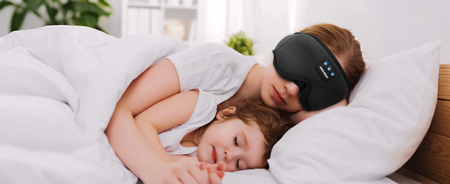 sleep mask with bluetooth headphones