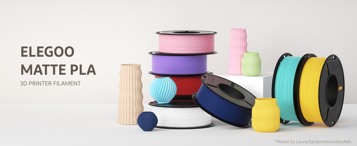 ELEGOO MATTE PLA 3d printer Filament 1.75mm