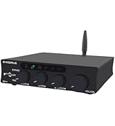 O-NOORUS D4 Bluetooth Stereo Amplifier, Home Audio Receivers &amp; Amplifiers with HDMI ARC, Optical,...