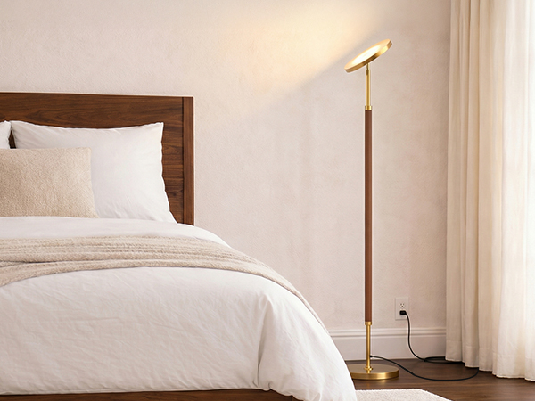 lamp in bedroom