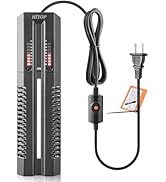 HITOP 400W 600W Double Tube Aquarium Heater, Sturdy Fish Tank Heater with Case, Adjustable Heater...