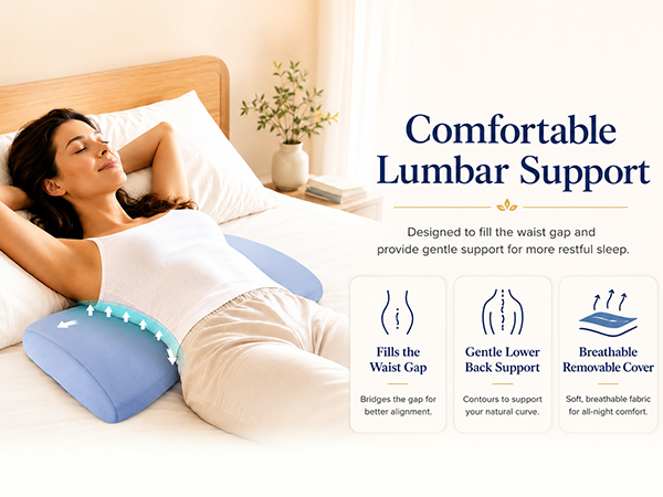 Lumbar Pillow for Sleeping