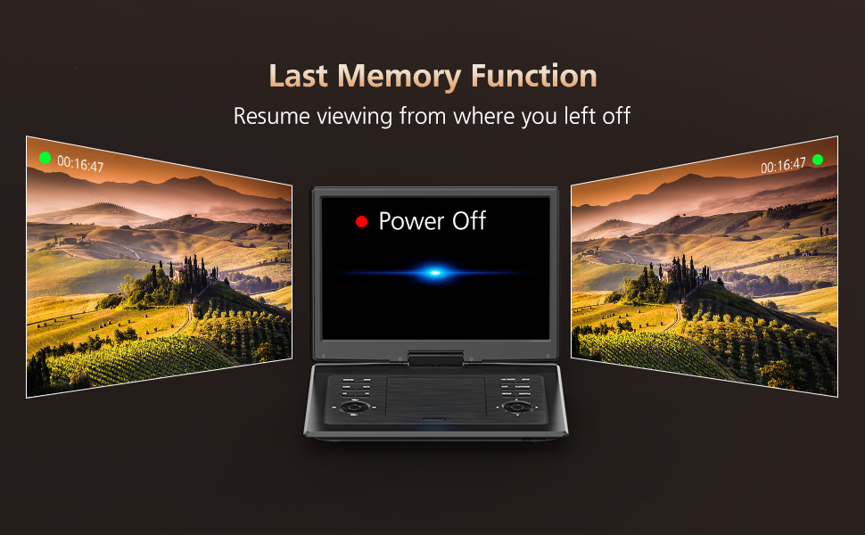 dvd player with screen