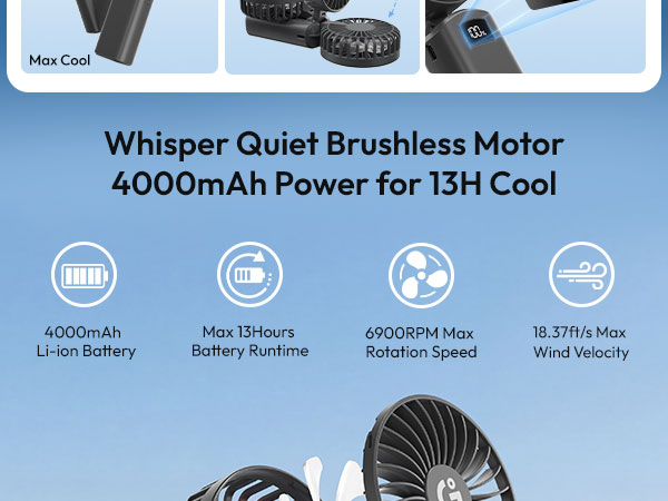 Portable Handheld Mini Fan