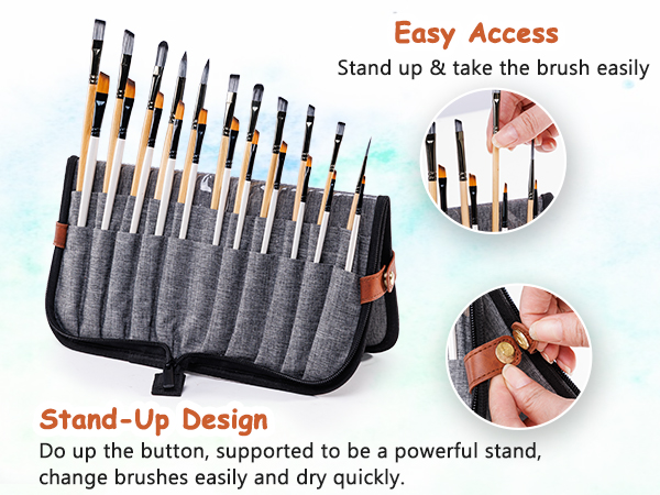 Paint Brush Holder &amp; Organizer