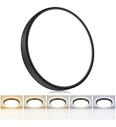 Flush Mount LED Ceiling Light Fixtures 5 Color Temperatures in One &amp;100W Equivalent Flat Bathroom...