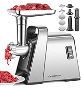 AAOBOSI Meat Grinder Electric, [3000W Max] Meat Grinder Heavy Duty with 2 Stainless Steel Blades ...