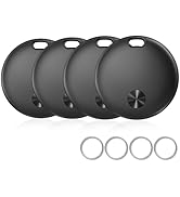 Air Tracker Tags- 4 Pack, New Bluetooth Tracker Works with Apple Find My APP (iOS Only), 92 dB So...