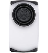 Dexas Over the Sink Poly Cutting Board with Collapsible Colander Strainer, 11.5 x 20", Natural/Gray