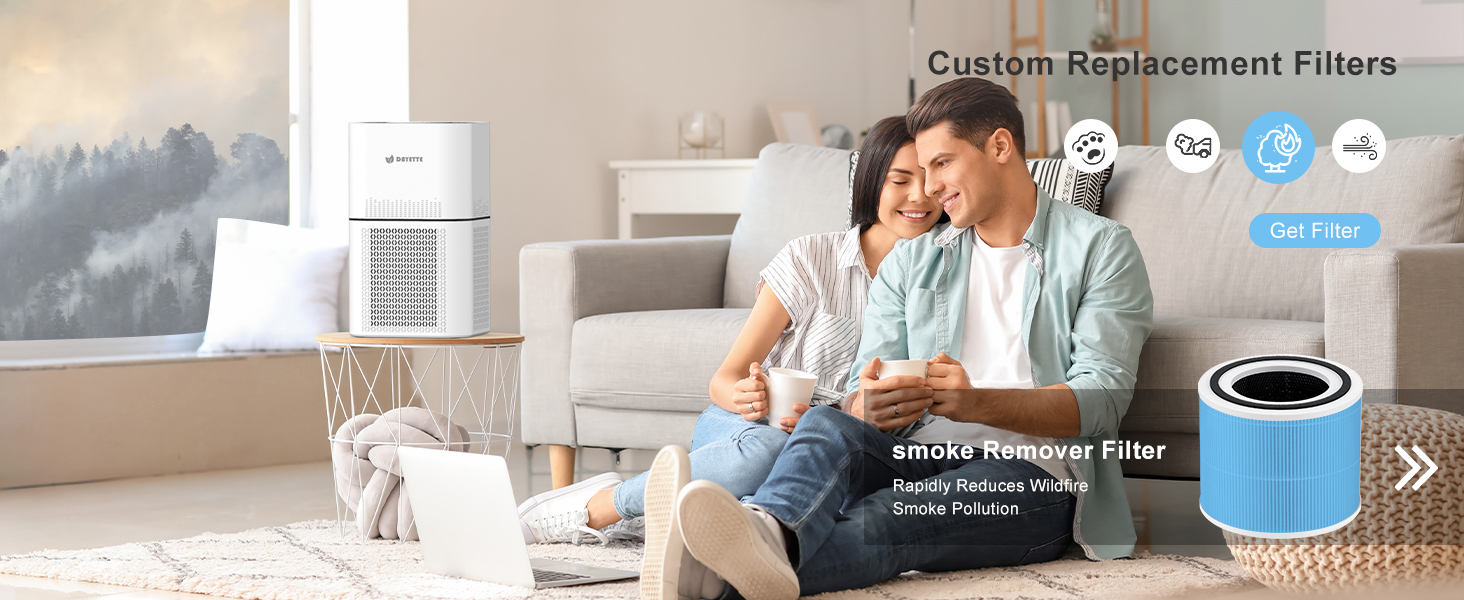 Smoke Remover filter for DAYETTE air purifier