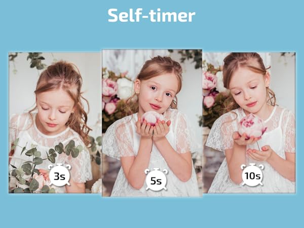 self timer 3s 5s 10s