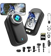 Bextgoo Action Camera, Body Camera 4K, 64GB Waterproof POV Camera IP65, Mini Body Cam with 1200 m...