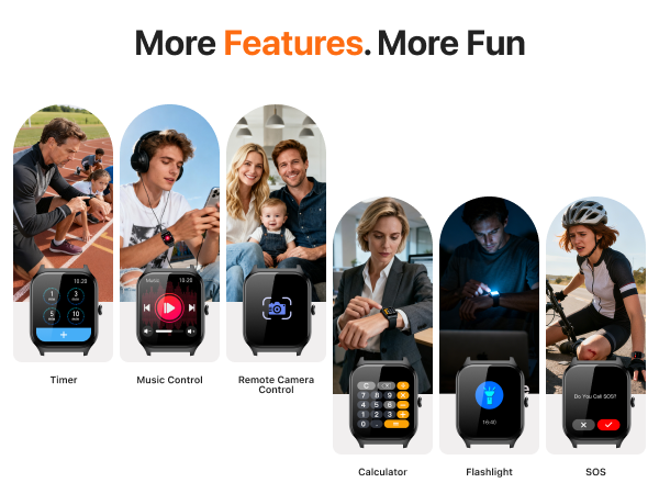 Smart watch have many tools, making your life more convenience.