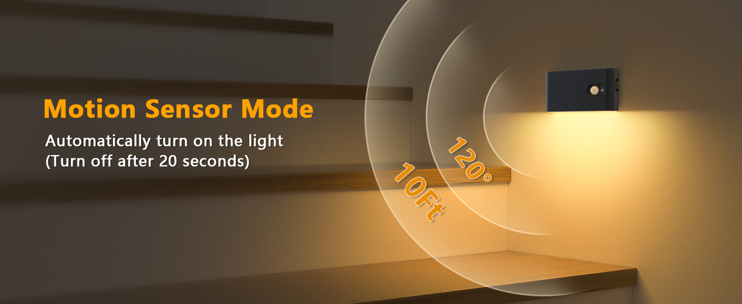 rechargeable night light motion sensor