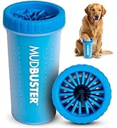 Dexas MudBuster Large Portable Pro Blue Paw Cleaner for Dogs - Premium Quality Pet Supplies and A...