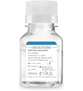 CryoKing 0.9% Normal Saline Solution, 100ml SPSS Buffer, 0.1 Filtration Sterilized, Lab Buffer, 1...