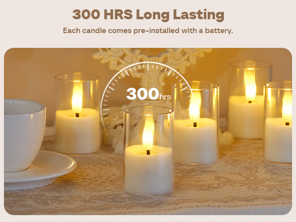 flameless tea light candles
