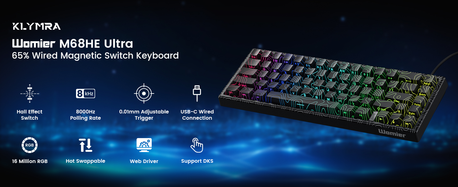klymra womier gaming keyboard
