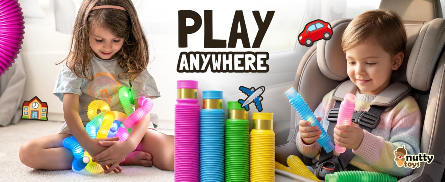 LED Pop Tubes Stocking Stuffes Toddler Toys