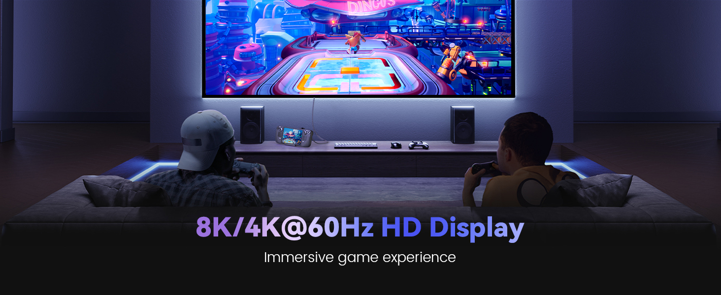 usb c male to usb c female adapter 8k